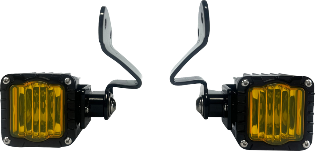 CUSTOM DYNAMICS Front Turn Signals - Shark Demo® - LED - Yellow SD-23RG-FT-YB — image 1