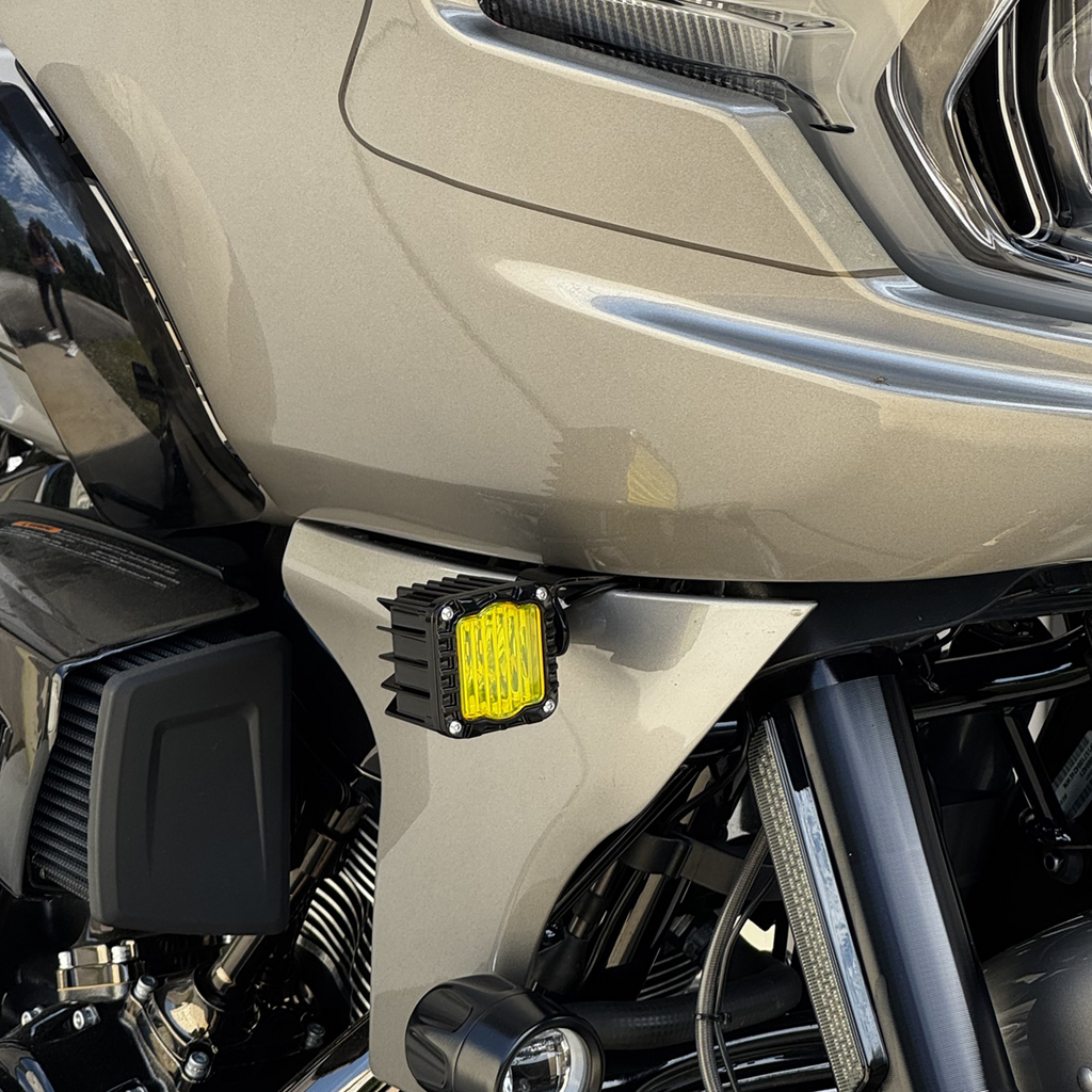 CUSTOM DYNAMICS Front Turn Signals - Shark Demo® - LED - Yellow SD-23RG-FT-YB — image 2
