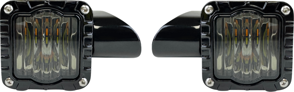 CUSTOM DYNAMICS Turn Signal - Shark Demon™ - LED - Front - Smoke Lens SD-RG-FT-AW — image 2