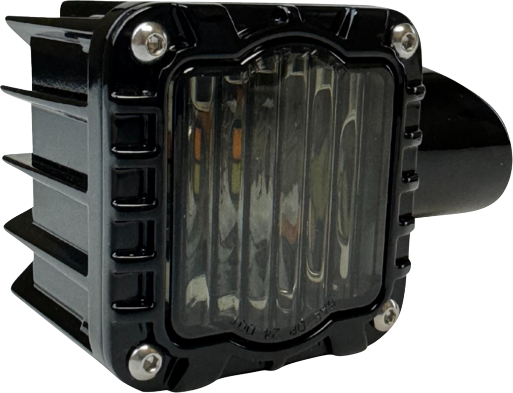 CUSTOM DYNAMICS Turn Signal - Shark Demon™ - LED - Front - Smoke Lens SD-RG-FT-AW — image 3