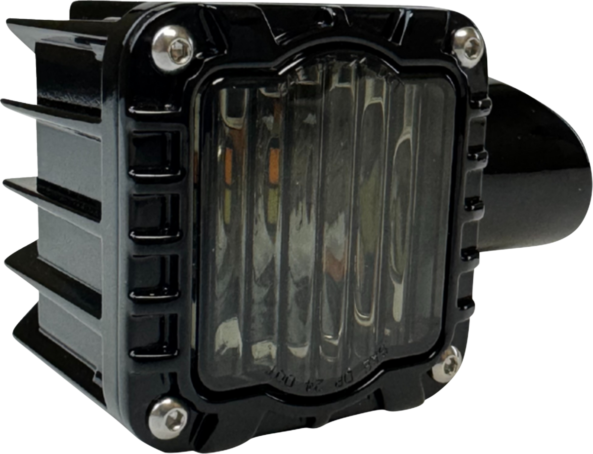 CUSTOM DYNAMICS Turn Signal - Shark Demon™ - LED - Front - Smoke Lens SD-RG-FT-AW — image 3