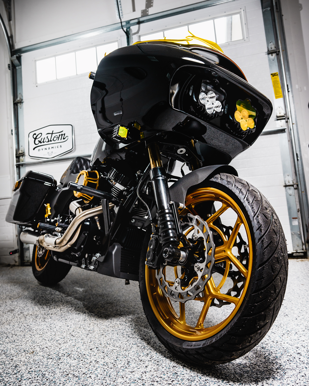 CUSTOM DYNAMICS LED Turn Signals - Black -Yellow Lens - Road Glide SD-RG-FT-YB — image 2