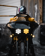 CUSTOM DYNAMICS LED Turn Signals - Black -Yellow Lens - Road Glide SD-RG-FT-YB — image 4