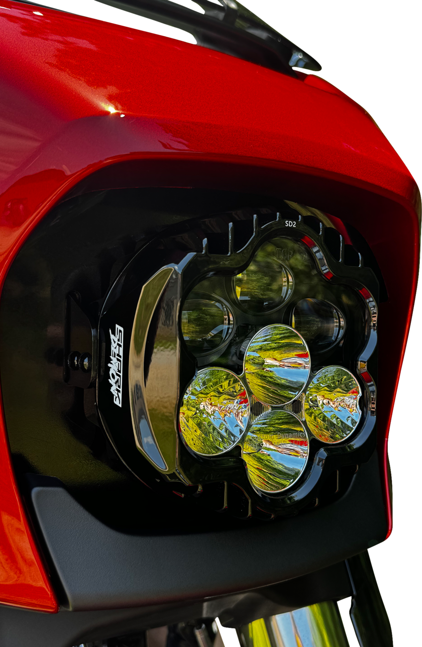 CUSTOM DYNAMICS LED Headlight - Shark Demon® - FLHX/FLHL SD2-23BAT-W — image 4