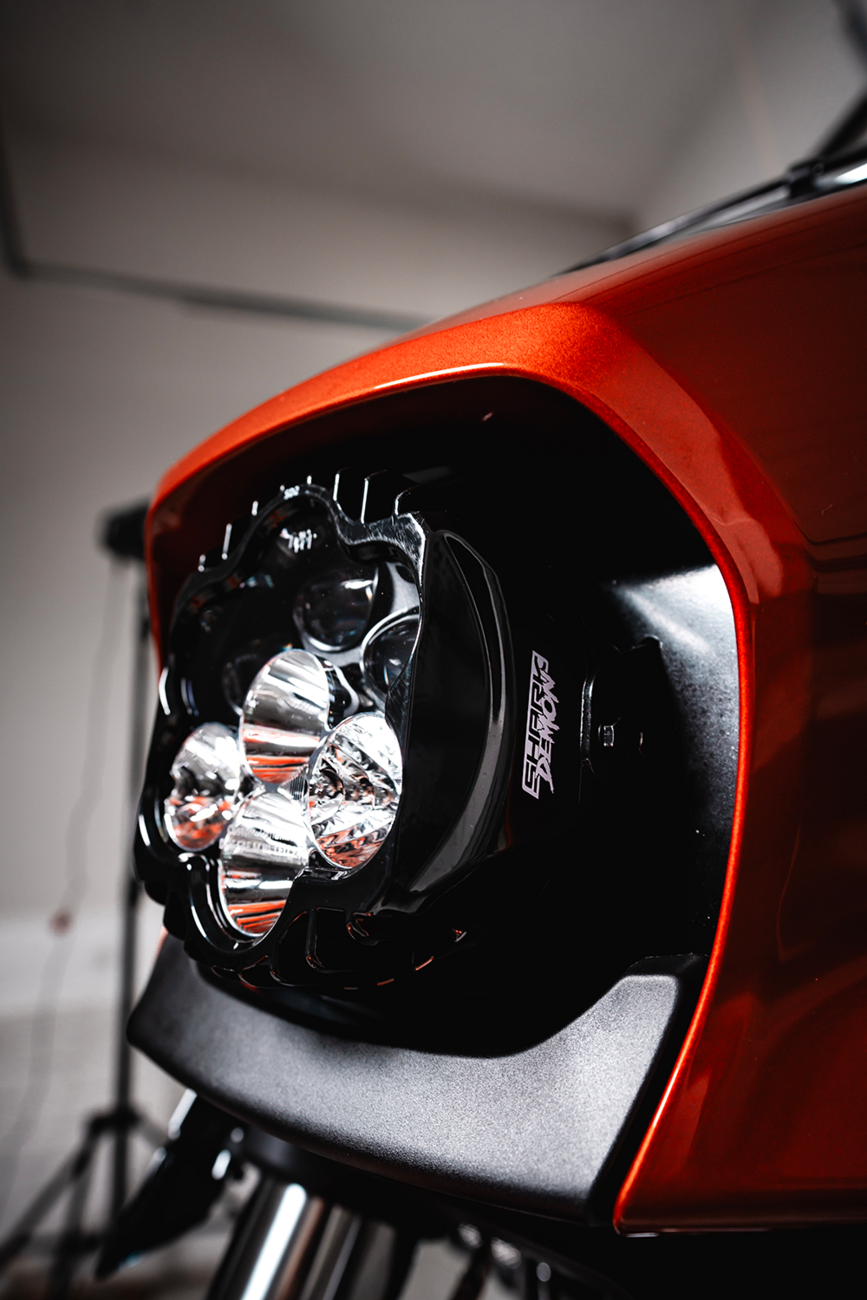 CUSTOM DYNAMICS LED Headlight - Shark Demon® - FLHX/FLHL SD2-23BAT-W — image 5