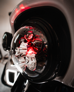 CUSTOM DYNAMICS Headlight - Shark Demon® - LED - Color Changing SD2-7-13 — image 2
