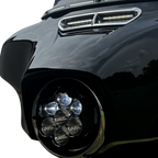 CUSTOM DYNAMICS LED Headlight - Shark Demon® - Harley-Davidson® SD2-BW-W — image 1