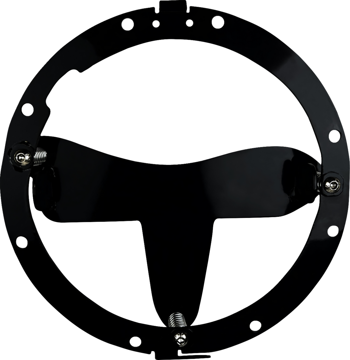 CUSTOM DYNAMICS LED Headlight - Shark Demon® - Harley-Davidson® SD2-BW-W — image 3