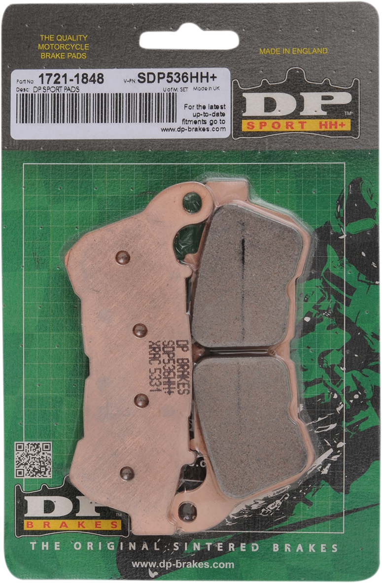 DP BRAKES Sintered Metal Brake Pads - Sportster SDP536HH — image 2