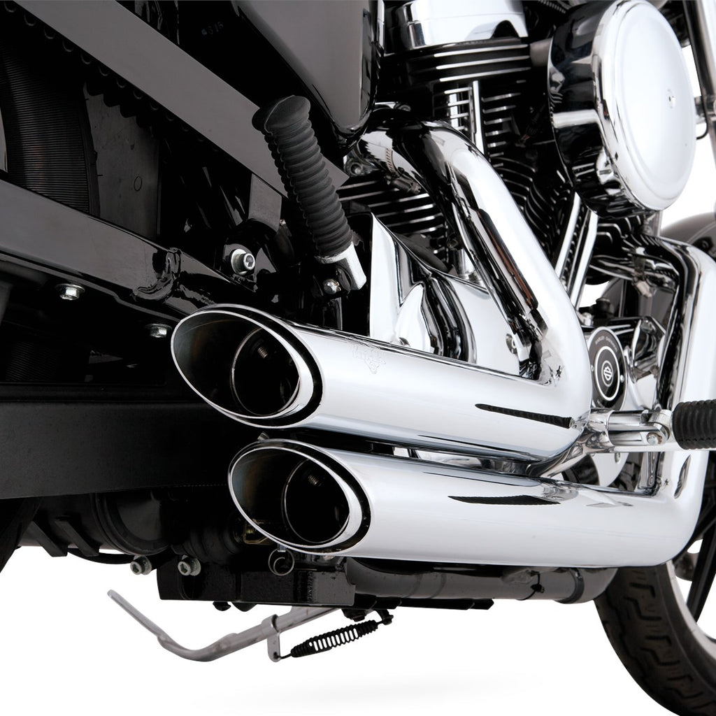 Vance & Hines Shortshots Staggered - Sportster – Chrome – 17329 — manufacturer image 2