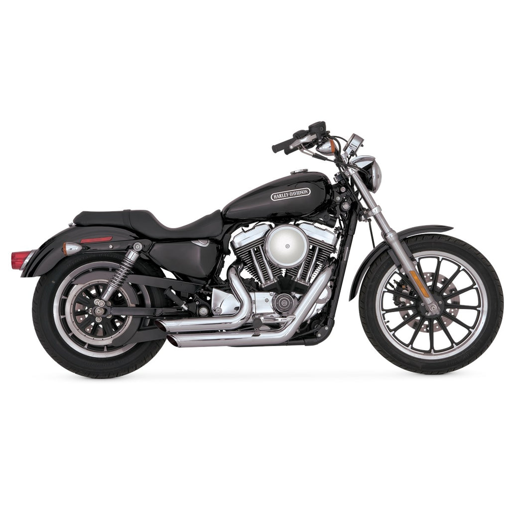 Vance & Hines Shortshots Staggered - Sportster – Chrome – 17219 — manufacturer image 3