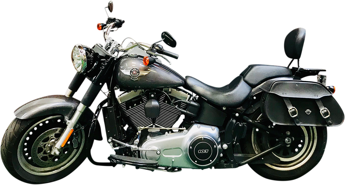 ULTRACOOL Oil Cooler Kit - Side Mount - Gloss Black - Softail — image 2