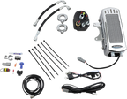 ULTRACOOL Oil Cooler Kit - Side Mount - Gloss Black - Softail — image 3