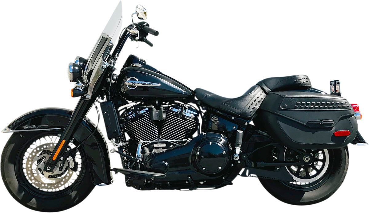 ULTRACOOL Side Mount Oil Cooler Kit - Gloss Black - M8 Softail — image 2