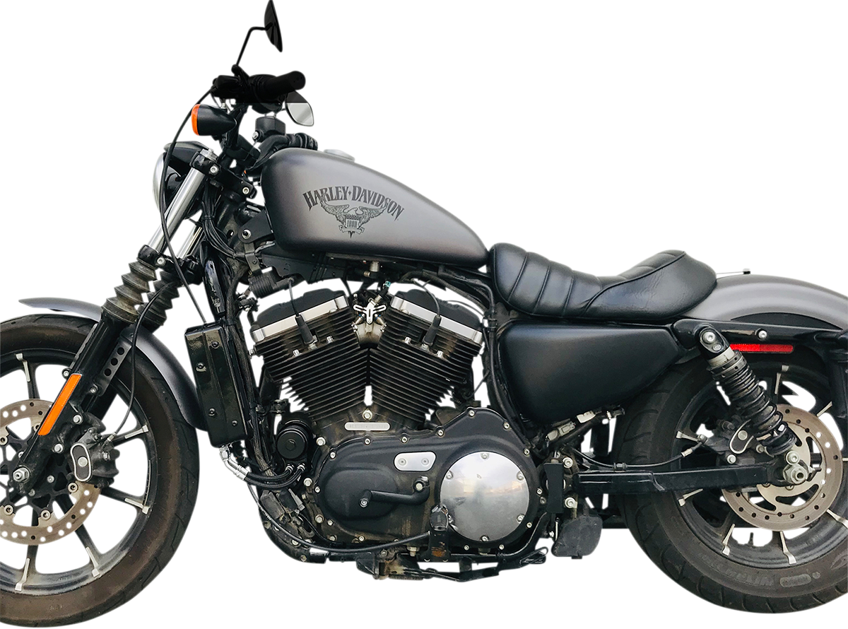 ULTRACOOL Side Mount Oil Cooler Kit - Gloss Black - Sportster — image 2