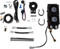 ULTRACOOL Side Mount Oil Cooler Kit - Naked Black - Sportster — image 1