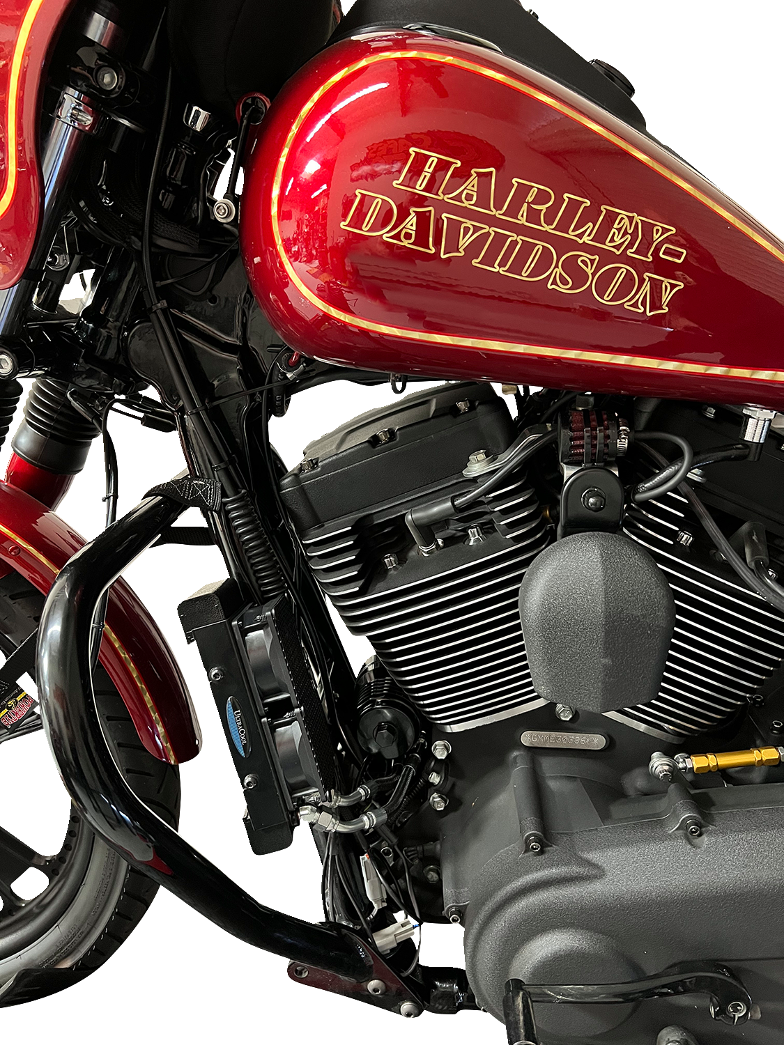 ULTRACOOL Side Mount Oil Cooler Kit - Naked Black - Sportster — image 2