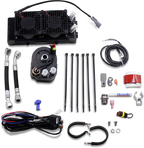 ULTRACOOL Oil Cooler Kit - Naked - Black - Dyna/FXR/Softail/Touring — image 1