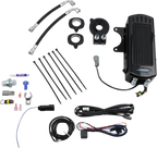 ULTRACOOL Frame Mount Oil Cooler Kit - Gloss Black - M8 Touring/Trike — image 1