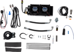 ULTRACOOL Side Mount Oil Cooler Kit - Naked - Black — image 1
