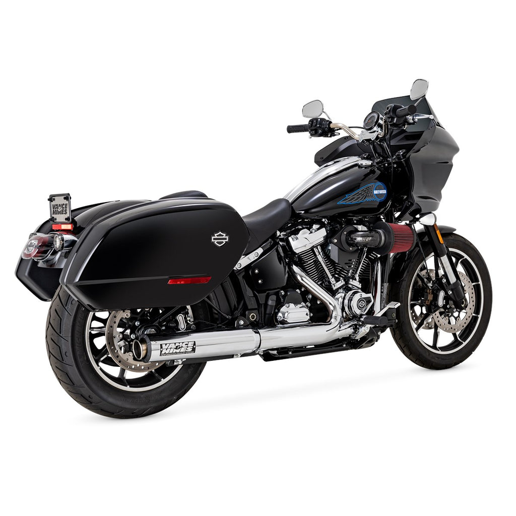 Vance & Hines Softail Supersport Slip-on – Chrome – 16746 — manufacturer image 2