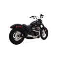 Vance & Hines Stainless 2-1 Upsweep - Softail – Stainless Brushed – 27323 — manufacturer image 1