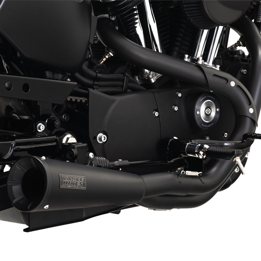 Vance & Hines Stainless 2-1 Upsweep - Sportster – Stainless Black – 47627 — manufacturer image 4