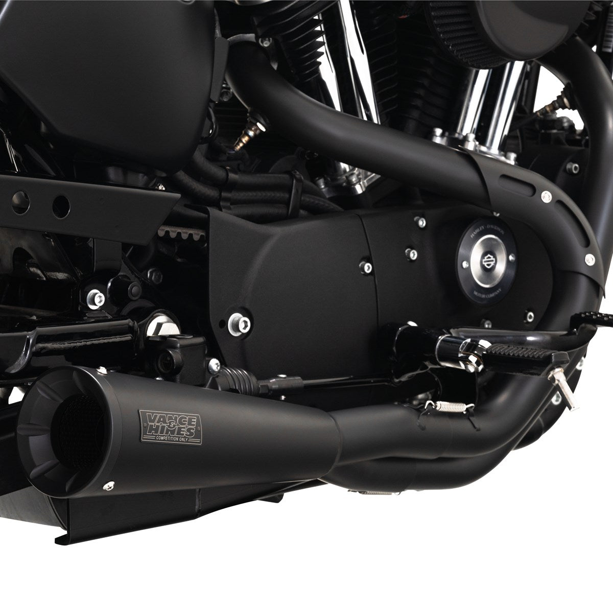 Vance & Hines Stainless 2-1 Upsweep - Sportster – Stainless Black – 47627 — manufacturer image 4