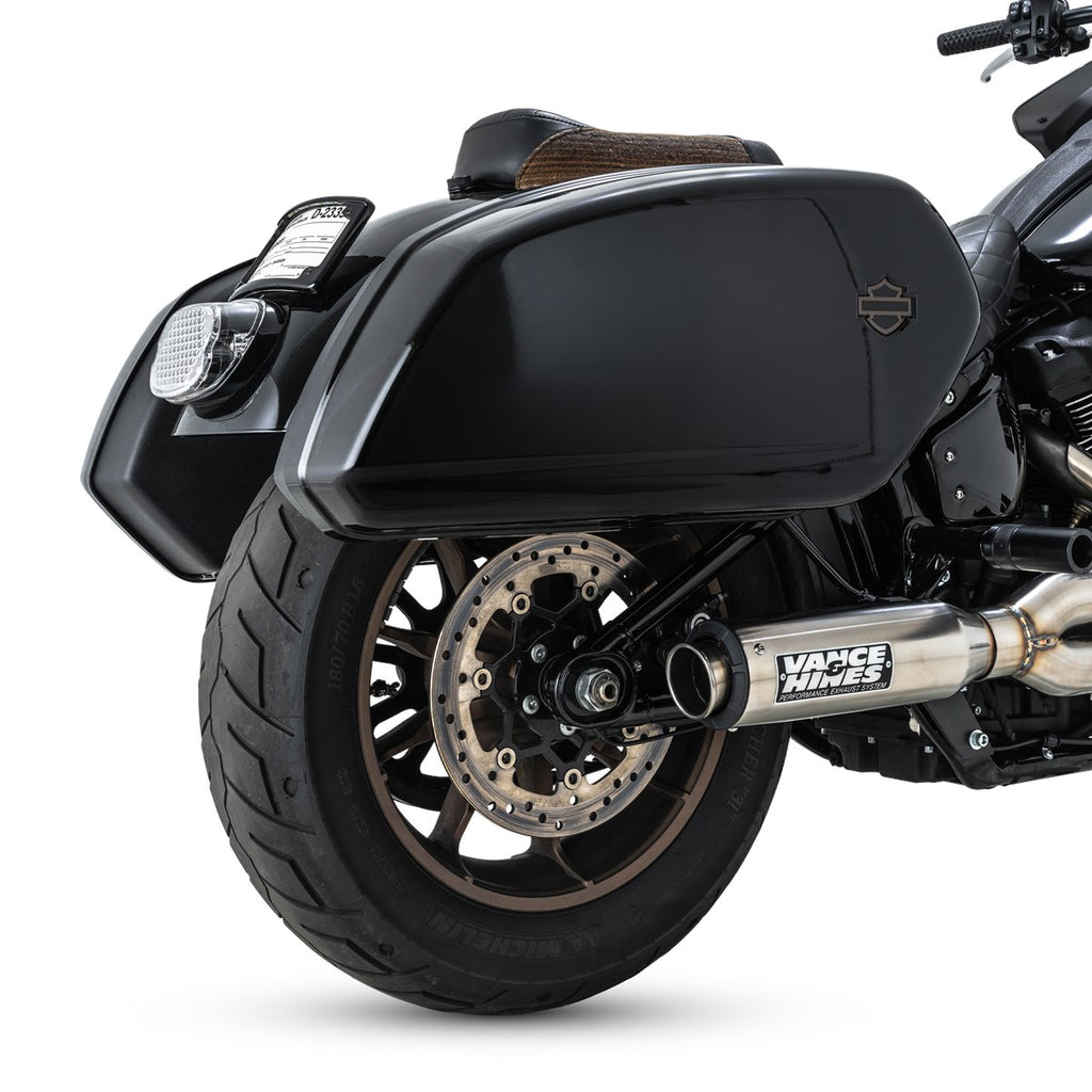 Vance & Hines Supersport 2-1 - Softail – Stainless Brushed – 27337 — manufacturer image 3
