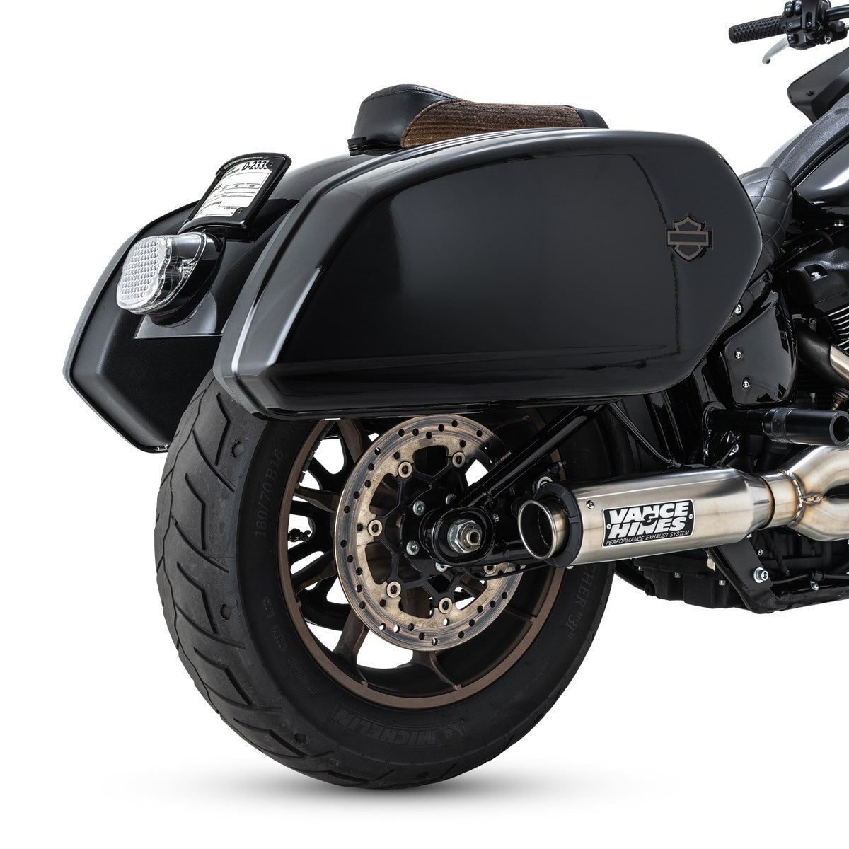 Vance & Hines Supersport 2-1 - Softail – Stainless Brushed – 27337 — manufacturer image 3