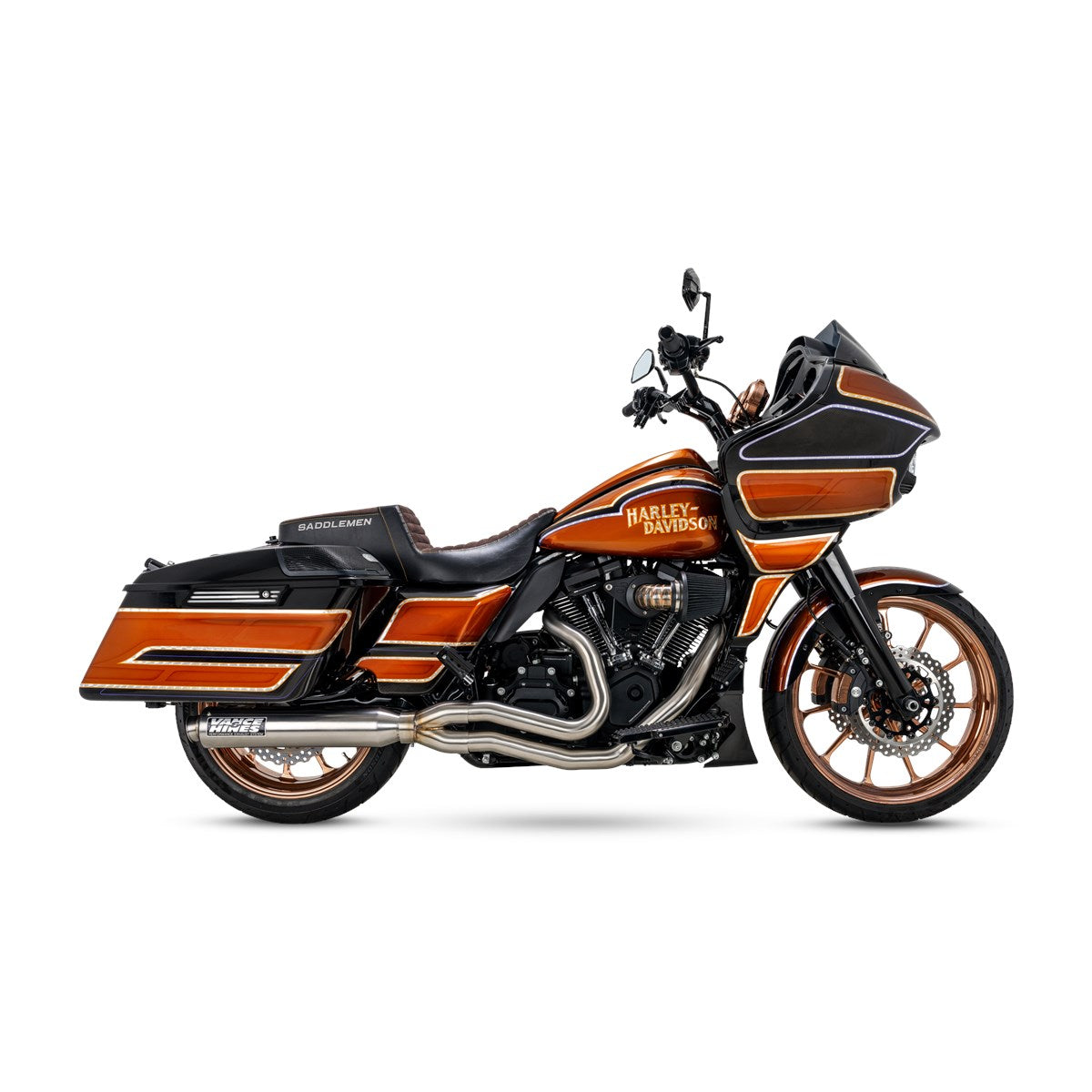 Vance & Hines Supersport 2-1 - Touring – Stainless Brushed – 27345 — manufacturer image 2