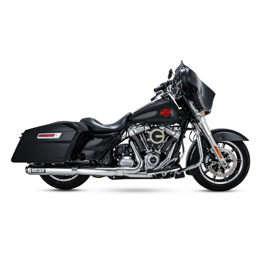 Vance & Hines Supersport Slip-ons – Chrome – 16721 — manufacturer image 2