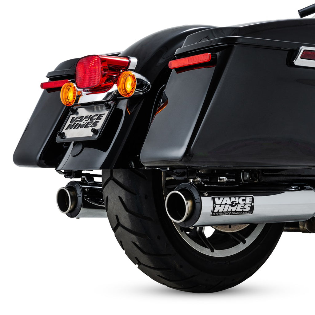 Vance & Hines Supersport Slip-ons – Chrome – 16721 — manufacturer image 3