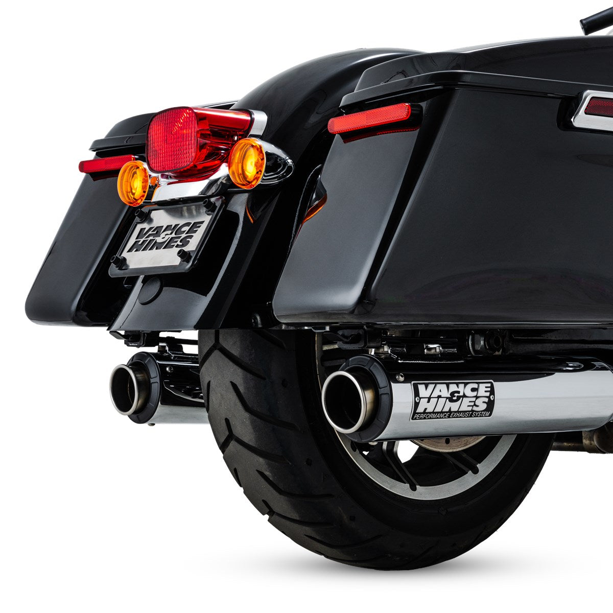 Vance & Hines Supersport Slip-ons – Chrome – 16721 — manufacturer image 3
