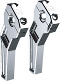 TODD'S CYCLE Risers - Pullback - 1" Clamping - 6" Rise - Chrome TD-R12-06 — image 1