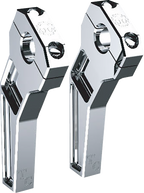 TODD'S CYCLE Risers - Pullback - 1" Clamping - 6" Rise - Chrome TD-R12-06 — image 1