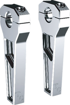 TODD'S CYCLE Risers - Pullback - 1" Clamping - 6" Rise - Chrome TD-R12-06 — image 2