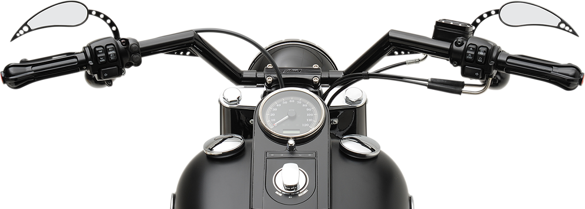 TRASK 1-1/4" V-Line Handlebar - Standard - Black TM-2019BK — image 2