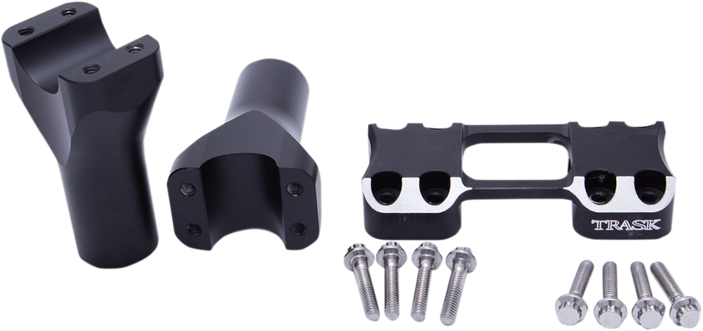 TRASK Assault Handlebar Risers - 6" - Black TM-8602-6RC — image 2