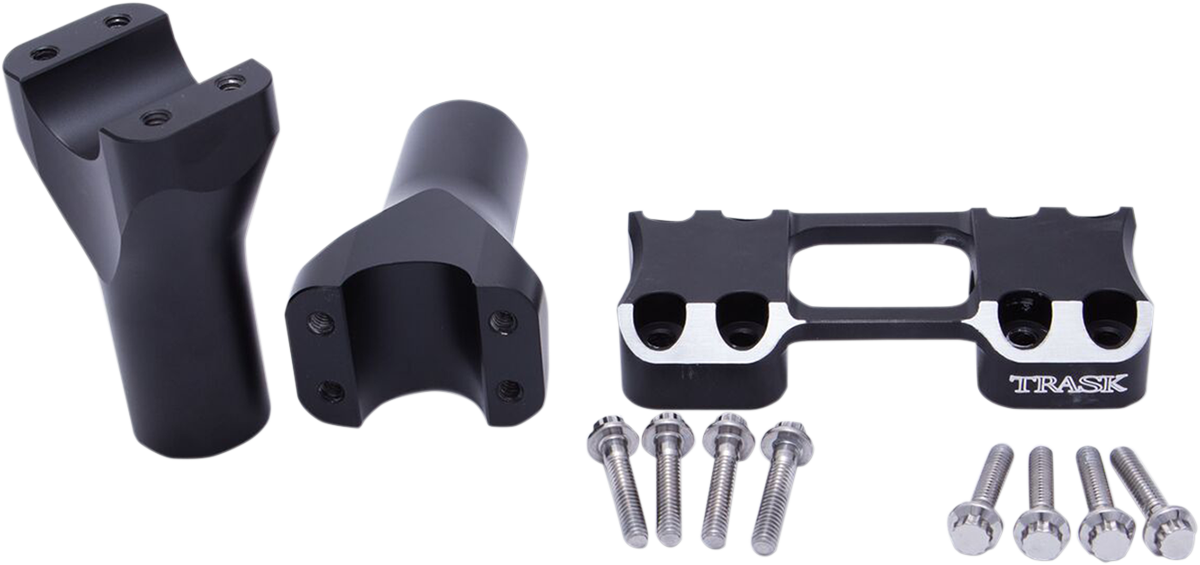 TRASK Assault Handlebar Risers - 6" - Black TM-8602-6RC — image 2
