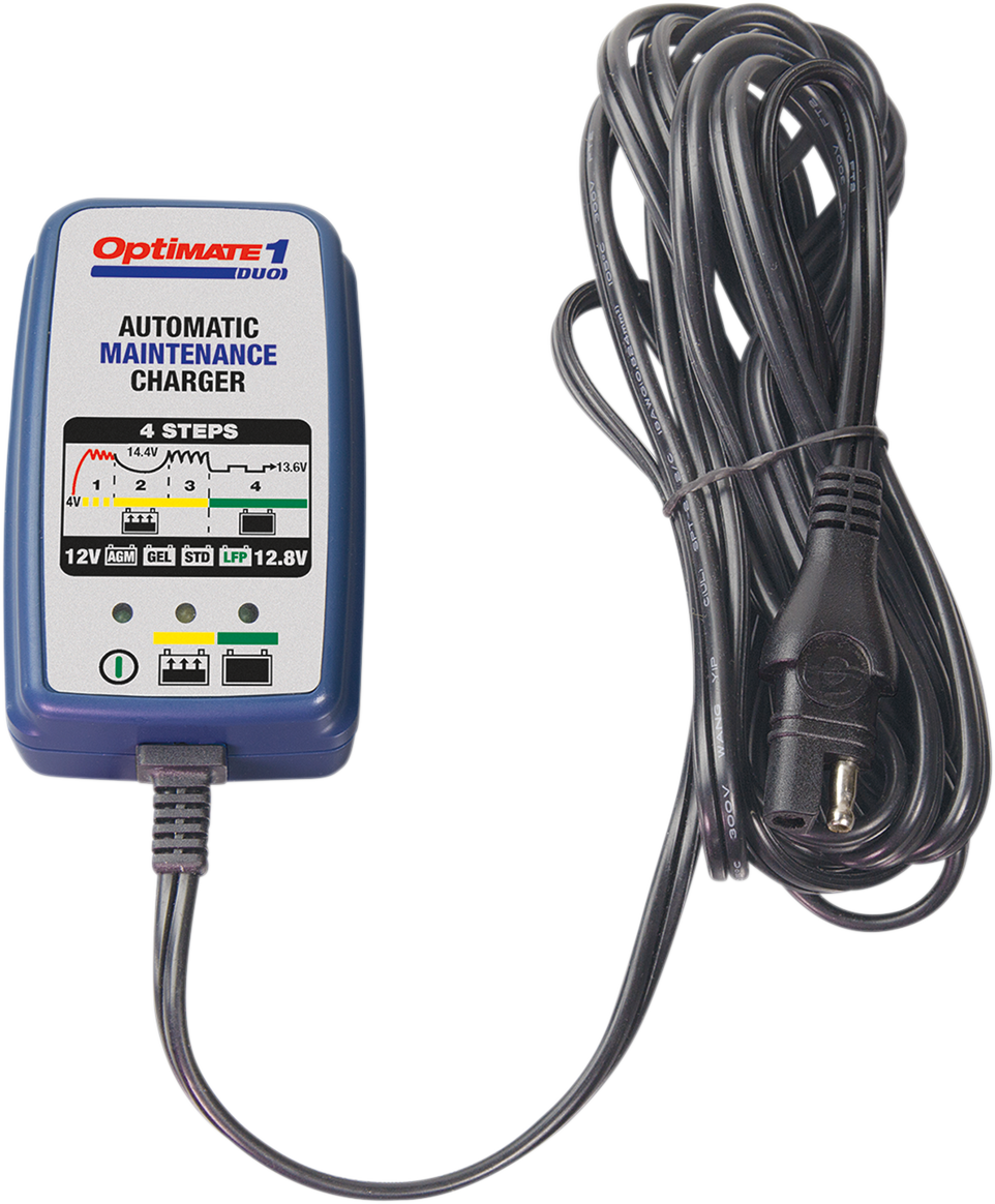TecMate OptiMate™ 1 Duo Battery Charger/Maintainer - TM409 — image 2
