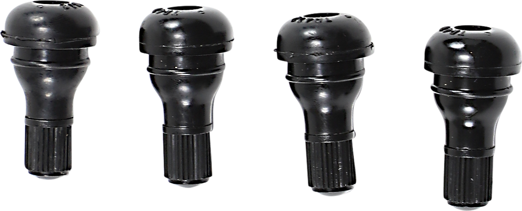 MOOSE OFFROAD Valve Stem - Push-In - Chrome/Black TR412C-B4 — image 2