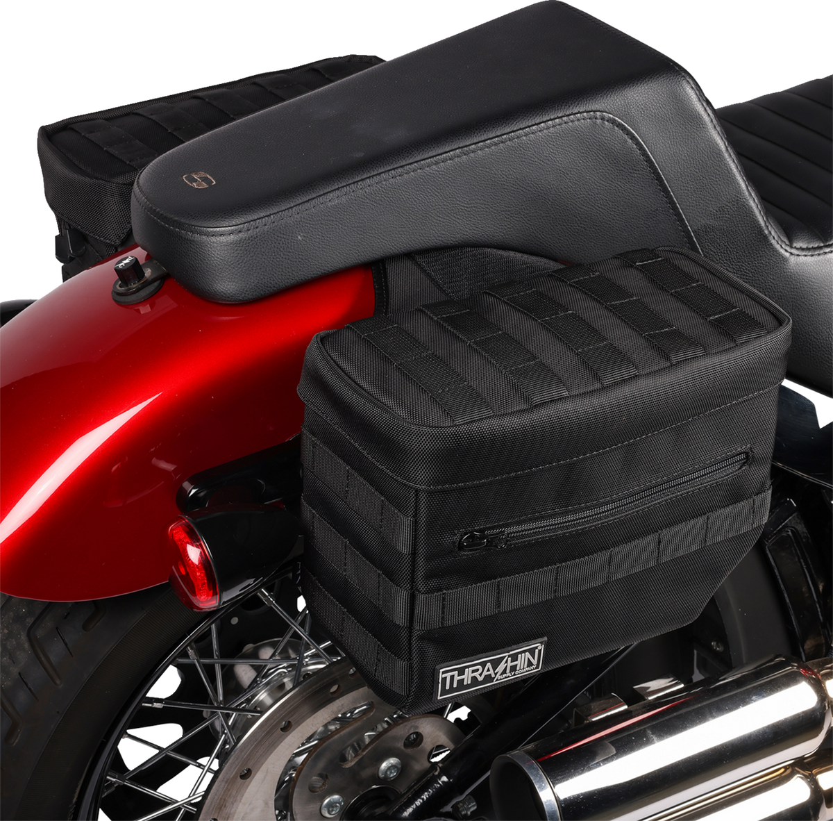 THRASHIN SUPPLY CO. Essential Saddlebags - Black TSB-0006 — image 13
