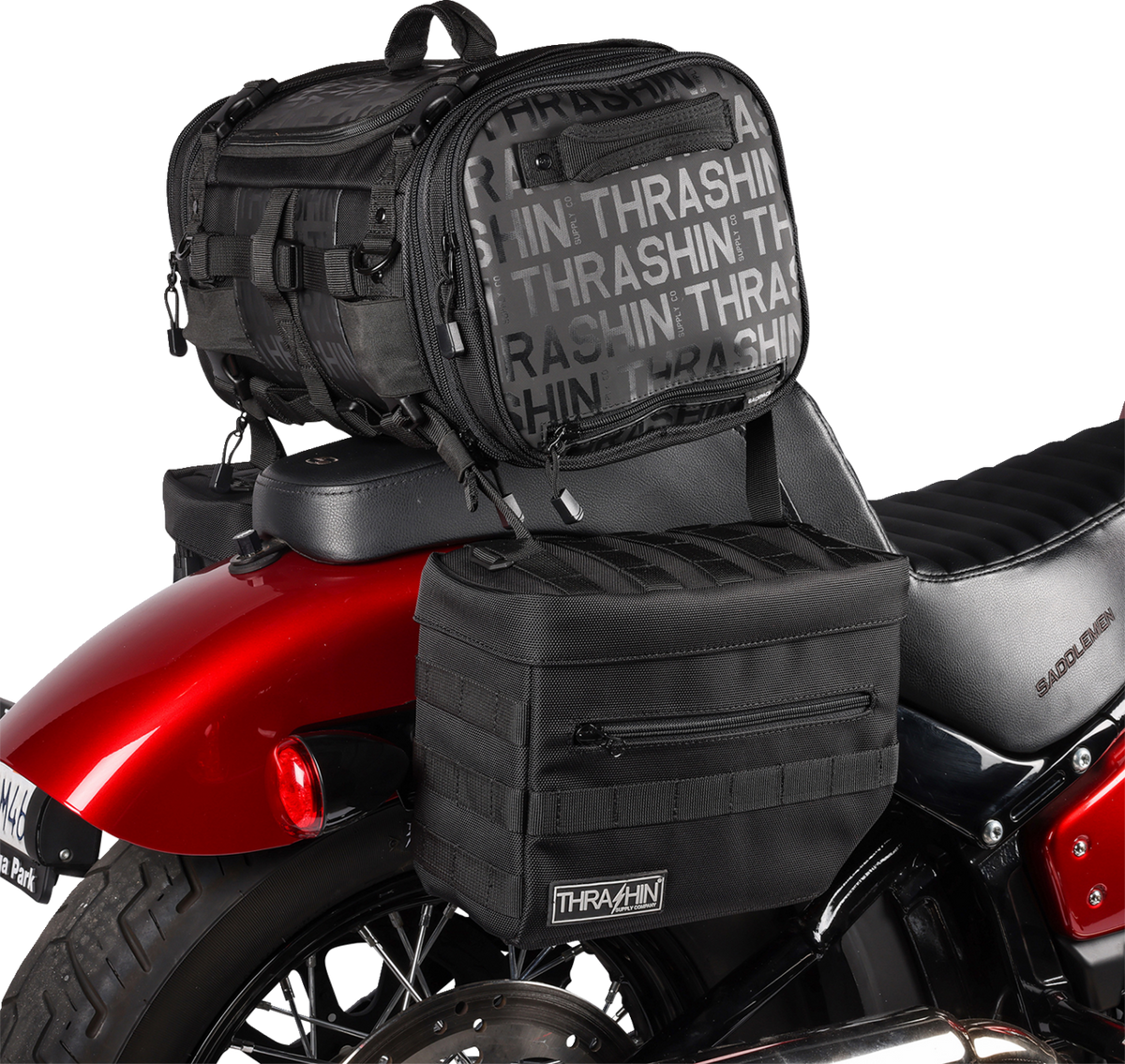 THRASHIN SUPPLY CO. Essential Saddlebags - Black TSB-0006 — image 16