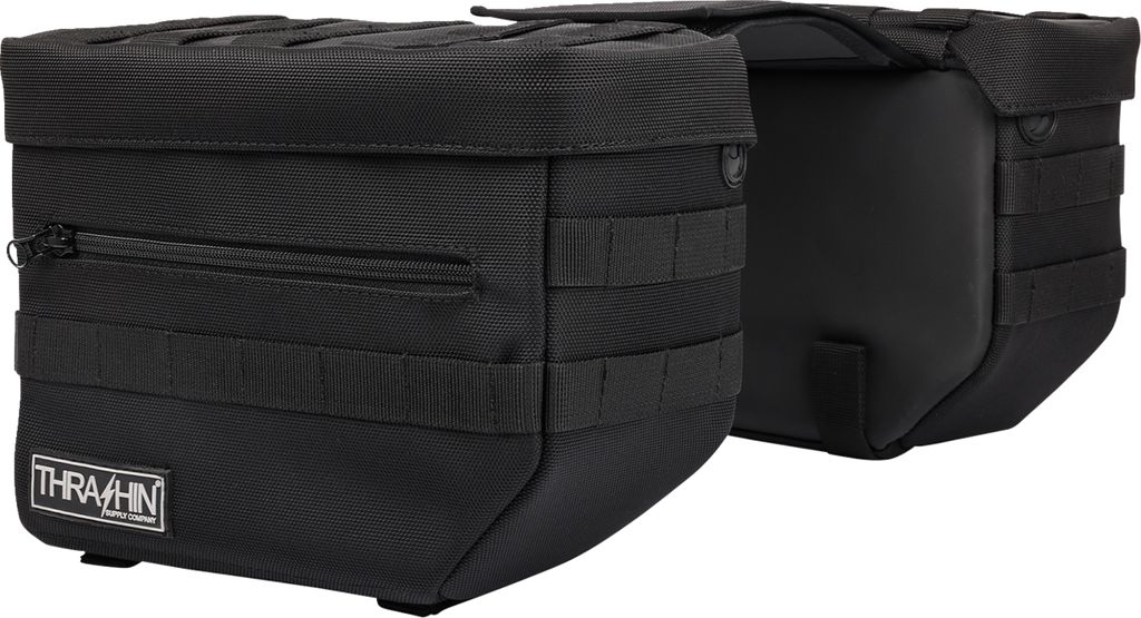 THRASHIN SUPPLY CO. Essential Saddlebags - Black TSB-0006 — image 2