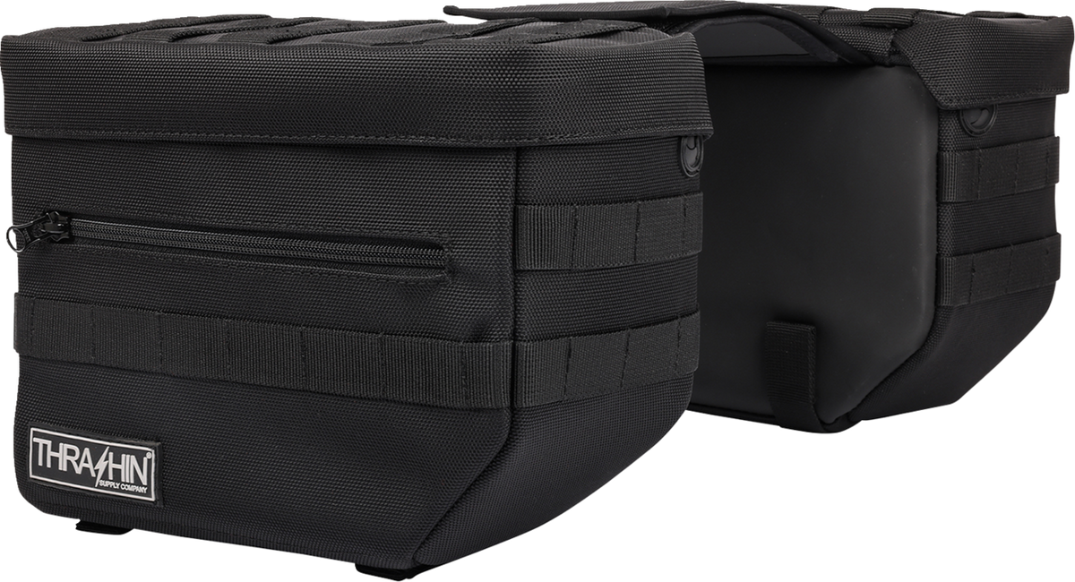 THRASHIN SUPPLY CO. Essential Saddlebags - Black TSB-0006 — image 2