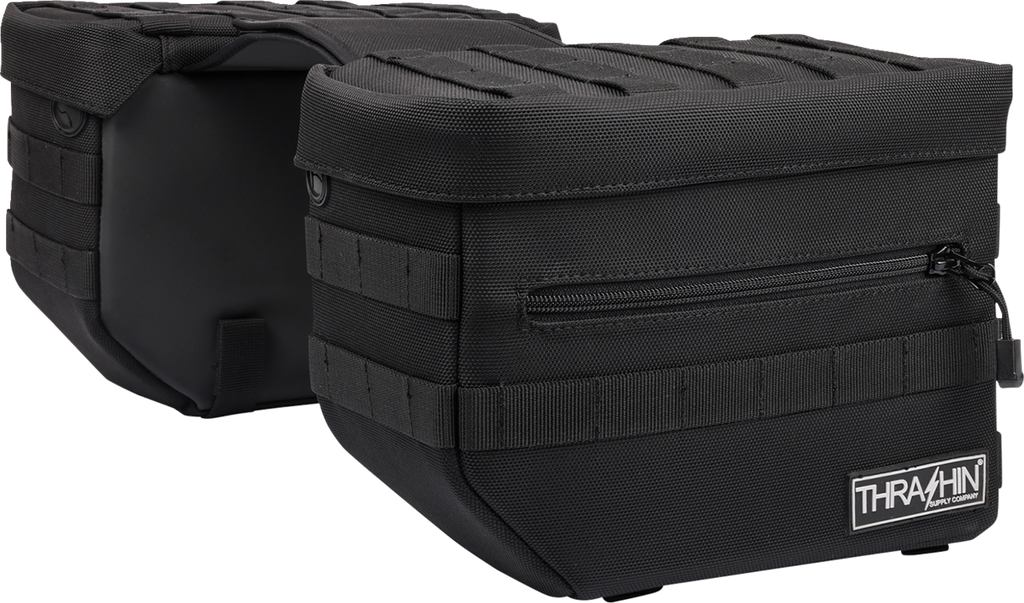 THRASHIN SUPPLY CO. Essential Saddlebags - Black TSB-0006 — image 5