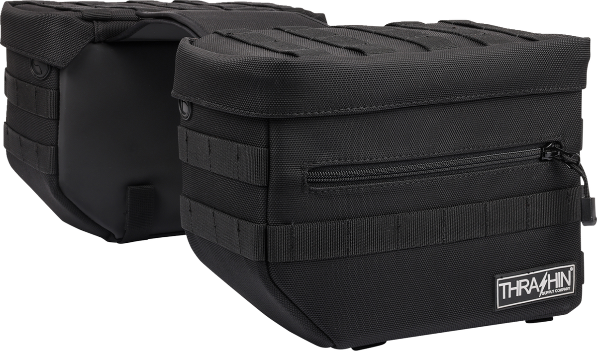 THRASHIN SUPPLY CO. Essential Saddlebags - Black TSB-0006 — image 5