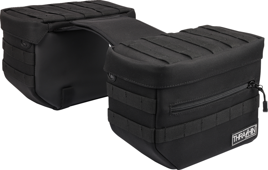 THRASHIN SUPPLY CO. Essential Saddlebags - Black TSB-0006 — image 6