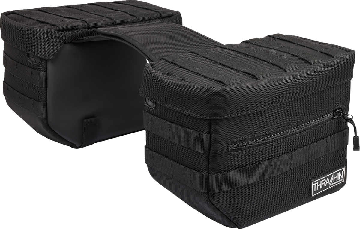 THRASHIN SUPPLY CO. Essential Saddlebags - Black TSB-0006 — image 6